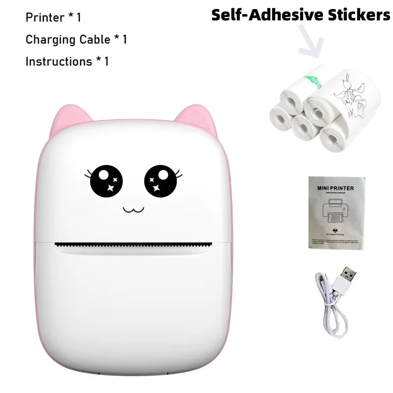 Cute Mini Bluetooth Thermal Printer