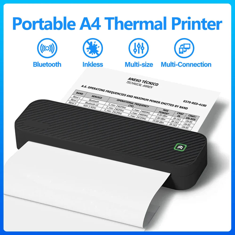 A4 Portable Thermal Printer