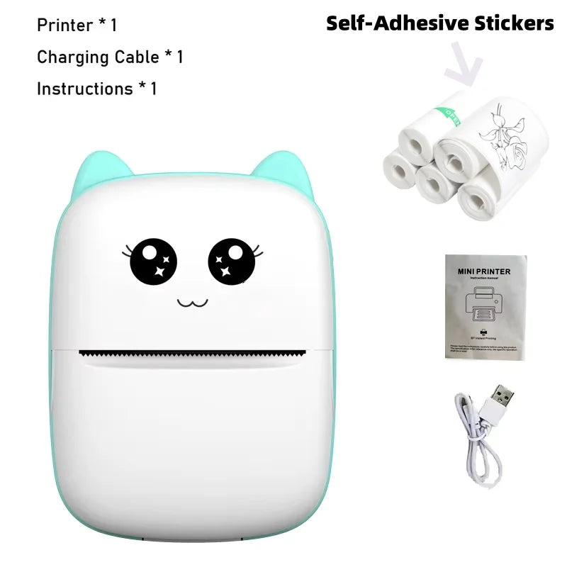 Cute Mini Bluetooth Thermal Printer