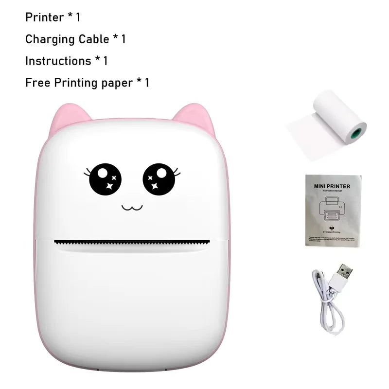 Cute Mini Bluetooth Thermal Printer