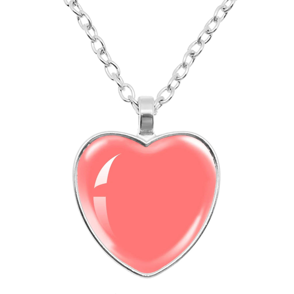 Personalized Family Heart Photo Necklace